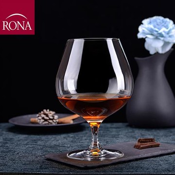 捷克進口RONA大號水晶白蘭地杯洋酒杯紅酒杯軒尼詩矮腳干邑杯家用