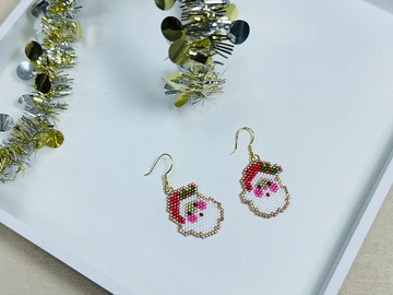 221046 聖誕節限定 串珠 耳環