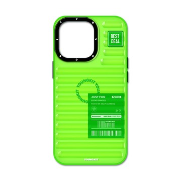 iPhone 13 Pro 殼 YOUNGKIT原創潮流 iPhone 13 Pro 6.1吋 螢石系列 立體透彩防摔手機殼(蹤野綠)