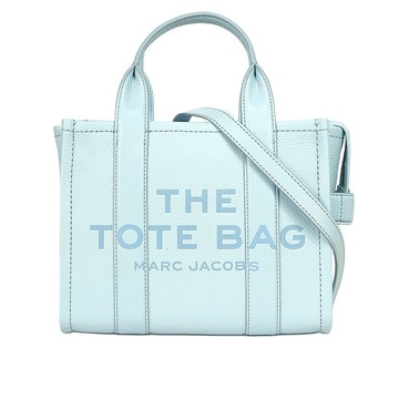 [平輸]MARC  JACOBS THE LEATHER TOTE 粒面皮革小款托特包(雲藍色)