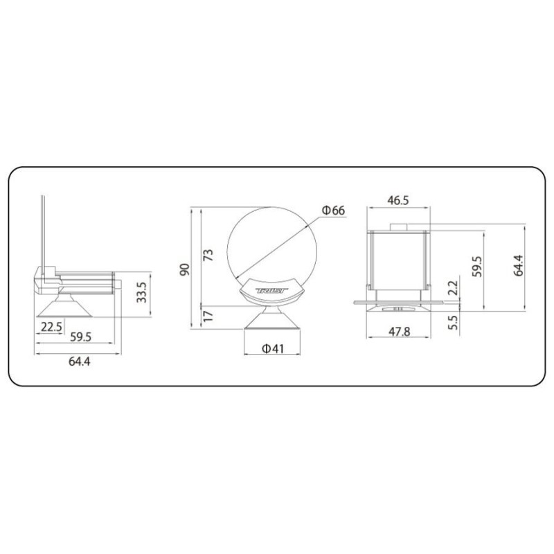 トラスト / TRUST シリウスビジョン + 圧力センサー セット 油圧計