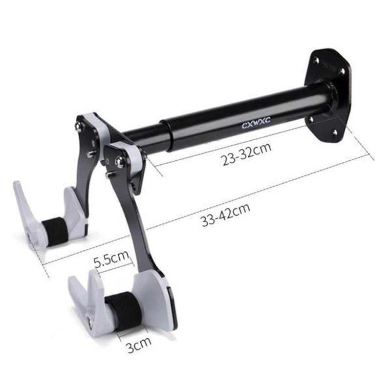 壁に取り付けられた自転車ガレージ収納ラックマウントハンガーフック