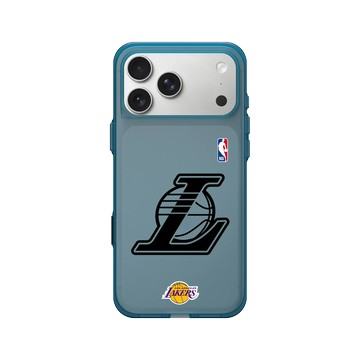 iPhone 17 Pro Max Clear (相機按鈕) 夜幕藍 - NBA - B&W-洛杉磯湖人 L.A. Lakers B&W