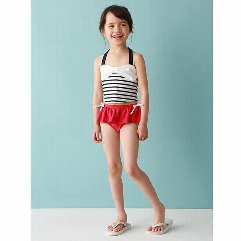 Petit Main プティマイン リボンデザインタンキニ水着 通販 Lineポイント最大0 5 Get Lineショッピング