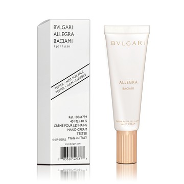 BVLGARI 寶格麗 ALLEGRA 悅享盛典系列-無盡熱吻香氛手霜 40ML TESTER 環保包裝