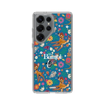 Galaxy S25 Ultra Clear 透明 - 迪士尼-經典系列 Disney Classics - 小鹿斑比 Bambi - Flower Pattern