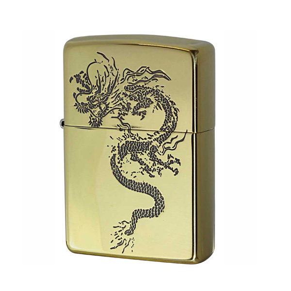 ジッポー オイルライター ドラゴン 和柄 龍 Japanese pattern Dragon 2BS zippo ジッポ ライター 喫煙具