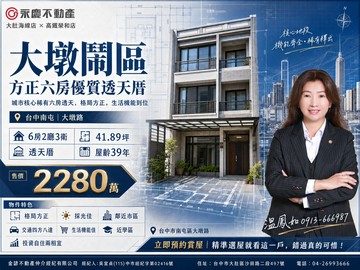 ⚡KK在地通⚡台中南屯大墩鬧區方正六房優質透天厝｜台中市南屯區大墩路