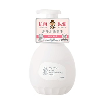 【日本獅王】趣淨洗手慕斯-敏弱肌專用 450ml