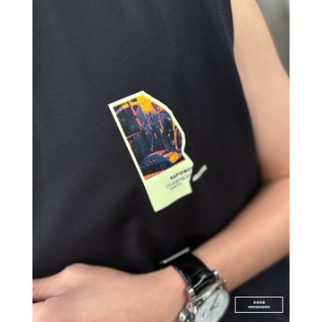 Nor.116 厚磅金龜車海報棉質背心-深灰《NORS8009116》