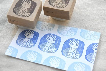 名畫系列手刻橡皮印章【奴江戶兵衛】