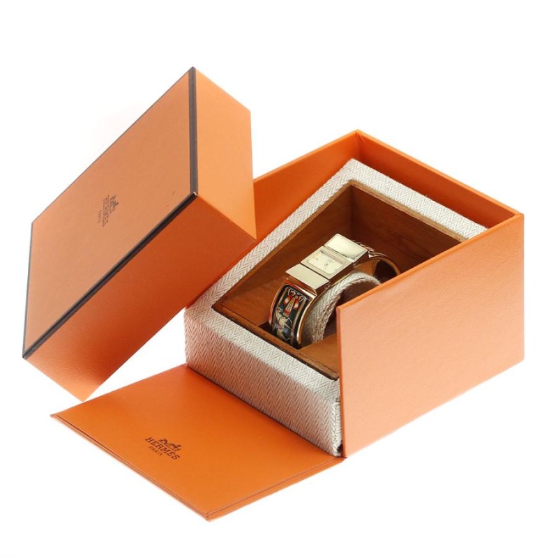 ☆内箱付き【HERMES】エルメス ロケ 七宝焼 L01.201 クォーツ レディース_737353 | LINEブランドカタログ