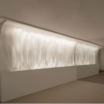 網紅KTV動態水波紋洗墻燈別墅客廳酒吧背景墻氛圍感極光3D投影燈