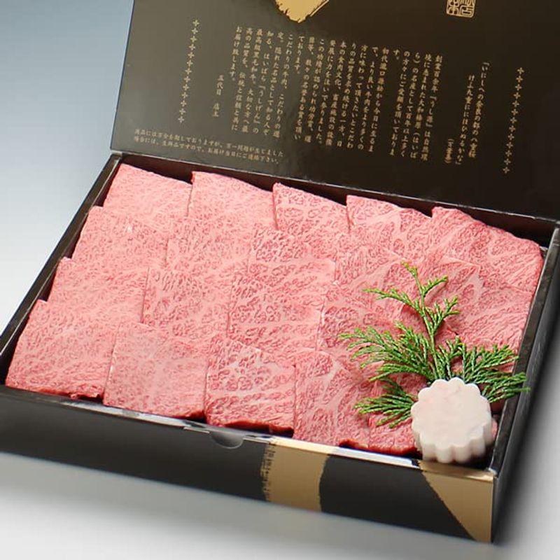 ギフト 大和榛原牛（黒毛和牛A5等級）特上ロース 焼肉用 1.0kg ギフト木製箱入り お中元 お歳暮 内祝い