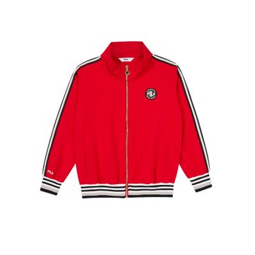 FILA KIDS 童針織外套-紅色 1JKA-4442-RD