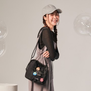 DISNEY玩具總動員-福倒翁束口水桶包-黑 PTD25-G9-61BK