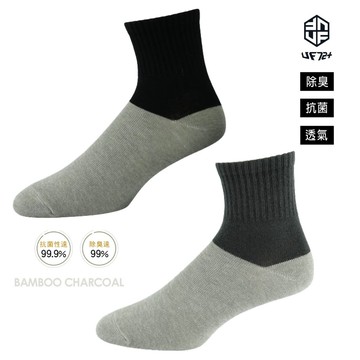 [UF72](三入組)elf除臭竹炭學生襪UF5610(24-26)