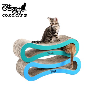 【Co.Co.Cat 酷酷貓 】小擂台-100%台灣製貓抓板(隨機不挑色)