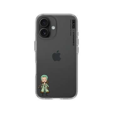 iPhone 16 Clear 透明 - 航海王 One Piece - 角色系列-索隆Q版