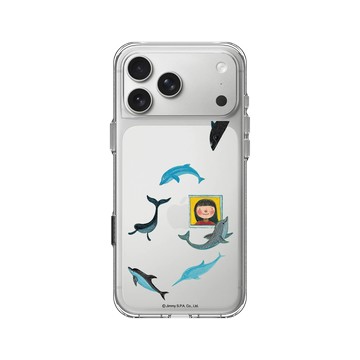 iPhone 17 Pro Max Clear Case（相機按鈕） 透明 - 幾米 Jimmy Liao - 星空-心中的女孩