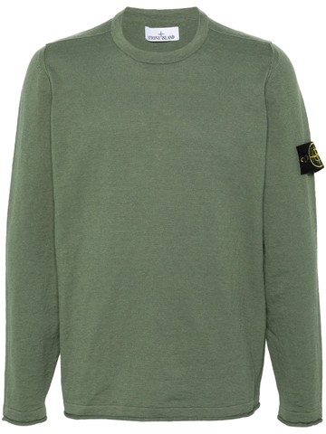 Stone Island - Compass-badge jumper - men - Polyimide/Cotton - S - Green