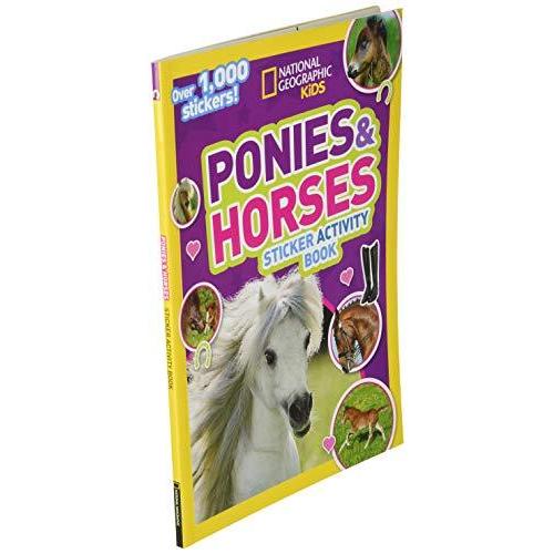 National Geographic Kids Ponies and Horses Sticker Activity Book: Over 1,00