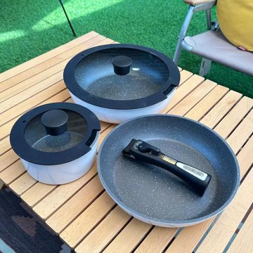 可拆卸手柄鍋把手分離不粘鍋炒鍋奶鍋煎鍋平底鍋套裝戶外鍋具配件