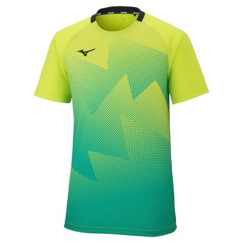 ミズノ ユニセックス ゲームシャツ(ラケットスポーツ) 37 ライム