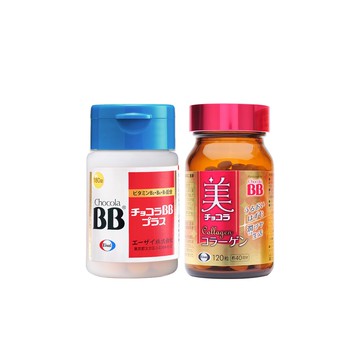 【Chocola BB】Plus 180錠x1瓶 + 膠原錠x1瓶 從內在打底調整 亮采好氣色