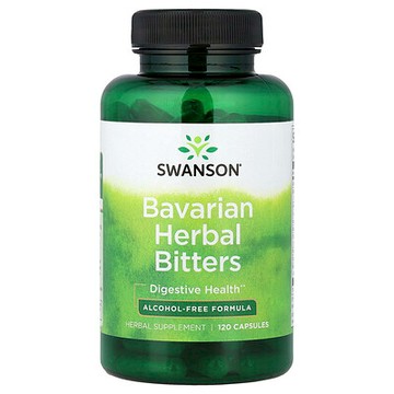 Swanson, 巴伐利亞草本苦味劑，無酒精，120 粒膠囊