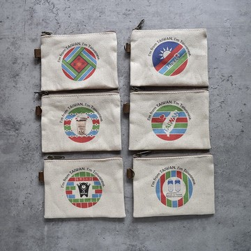 【桐鹿】茄芷風格 帆布 零錢袋