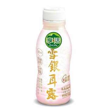 Q-Life 享活雪銀耳露-(24入/箱) 高纖/低卡低糖/植物燕窩/木耳露