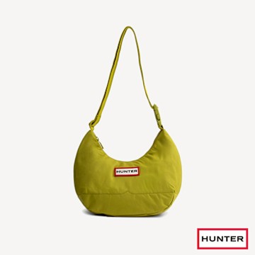 HUNTER - 尼龍中型Hobo包-酪梨綠