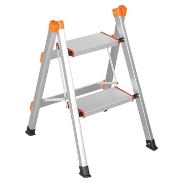 TRENY 加寬鋁製二階踏梯/櫥櫃用/荷重80kg/支