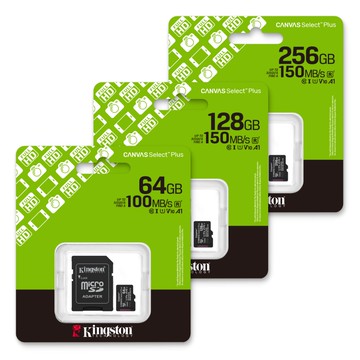 金士頓  Canvas Select Plus microSDXC KTCS3 記憶卡 代理商公司貨 廠商直送