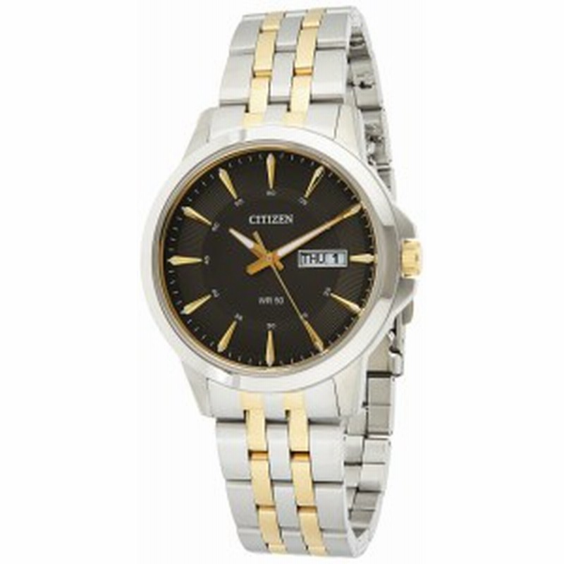 Citizen quartz black dial men's outlet watch