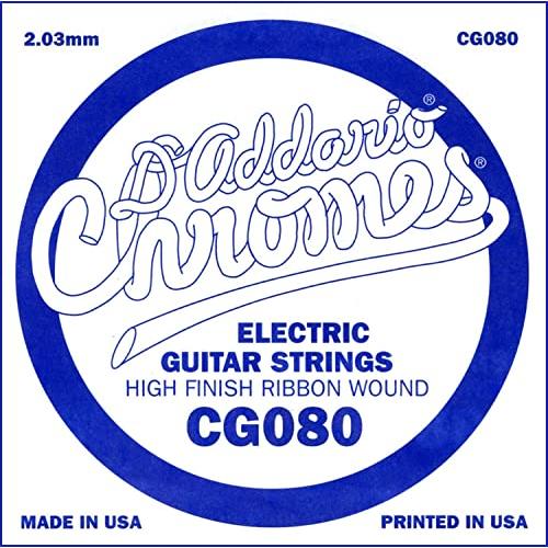 D'Addario ダダリオ エレキギター用バラ弦 フラットワウンド .080 CG080 10本セット 