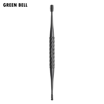 日本綠鐘GREEN BELL 專利附刷頭耳扒  G-2169 / 掏耳棒 耳扒