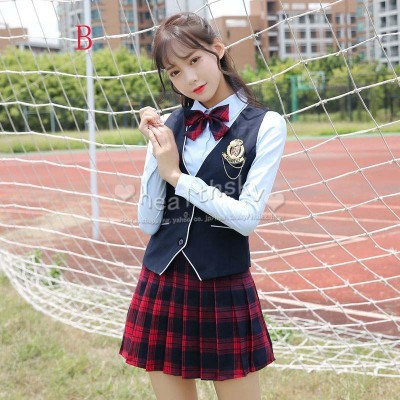 学生服 上下6点セット 女子高生制服 高校生 女の子 制服 スクール ...