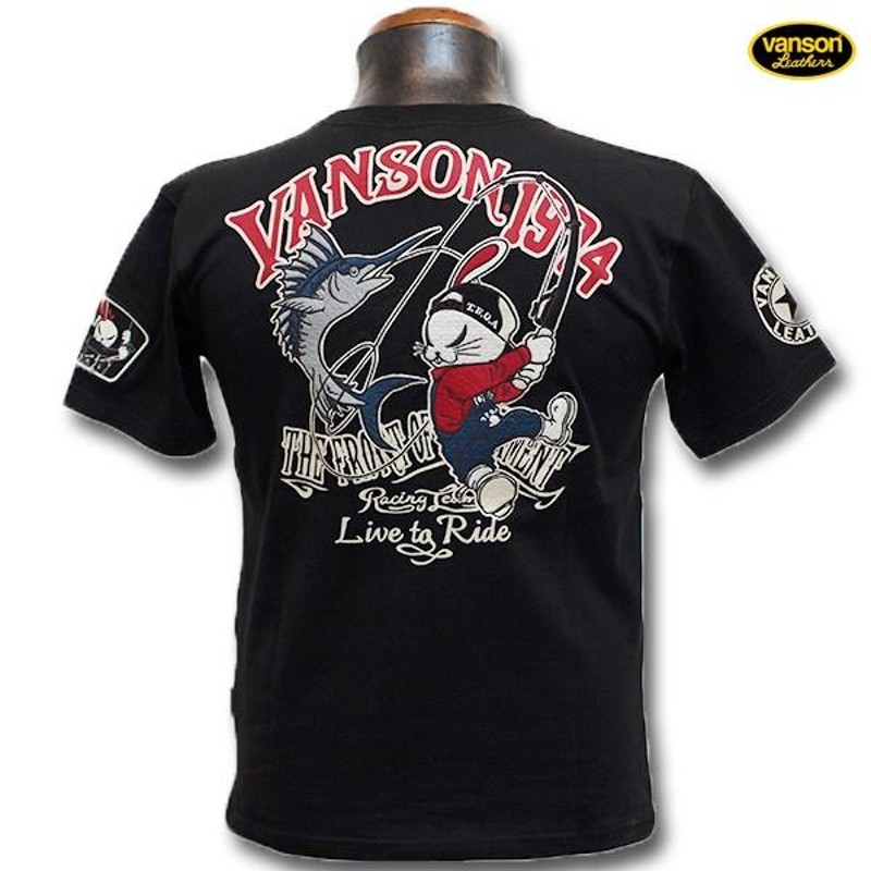 VANSON バンソン 30%OFF SALE!! T.F.O.Aコラボ 半袖ジャガードTシャツ