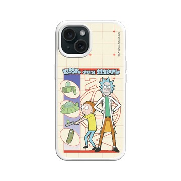 iPhone 15 SolidX 白 - 瑞克和莫蒂 Rick and Morty - 瑞克和莫蒂-最堅強的船員
