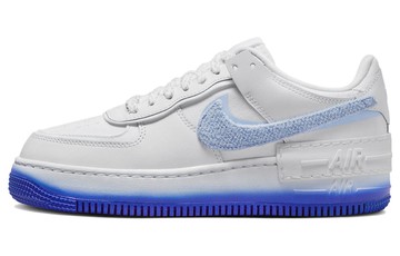 WMNS AIR FORCE 1 SHADOW CHENILLE SWOOSH - BLUE TINT