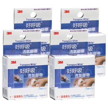 3M 好呼吸透氣膠帶 1吋  4盒