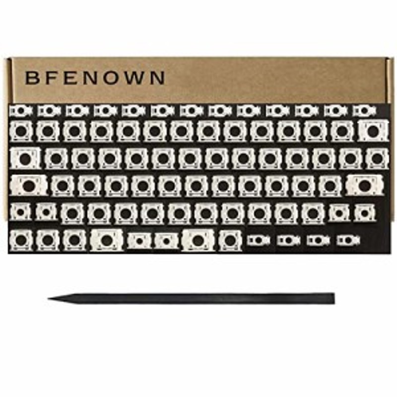 Bfenown 交換用USキーボードキーキャップ キーキャップ シザークリップ