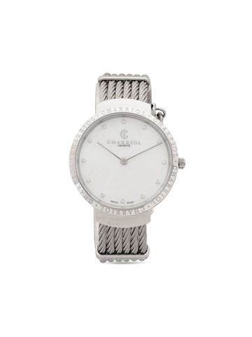 Charriol - Slim quartz 34mm - women - Steel - 34 - Silver