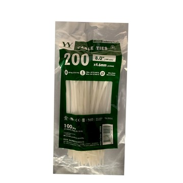 4.6x200/本色尼龍束帶100入
