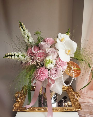 2026母親節系列 康乃馨玫瑰花盒 鮮花花盒 花禮