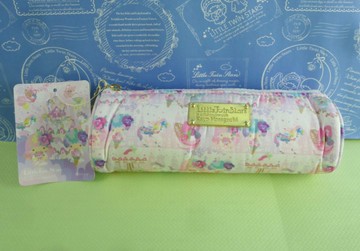 【震撼精品百貨】Little Twin Stars KiKi&LaLa 雙子星小天使~筆袋_粉_KayoH