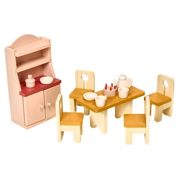 Mentari 歐式餐桌組 MT7622 內含桌子 4張椅子 餐邊櫃  1組