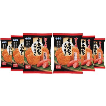 Bonchi博多辛子明太子大型米果 6枚入×6包組
